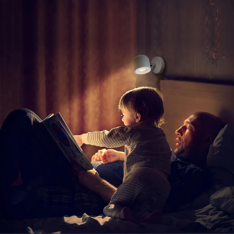 Description Picture 6 of itemAisilan Dimmable LED Wall Lamp with Adjustable Angle Modern Reading Light Bedside Lamp with Aluminum Lamp Body COB Chip