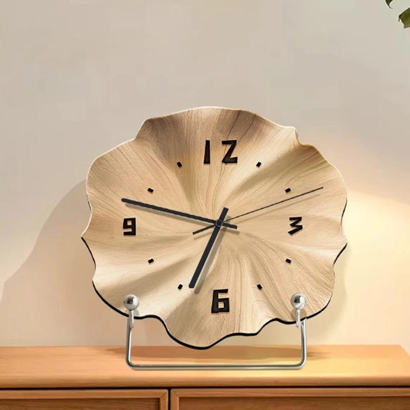 Description Picture 2 of itemDesktop Clock Modern Bedroom Living Room Silent Table Clock Nordic Interior Luxury Unique Office Desk Clocks Home Decoration
