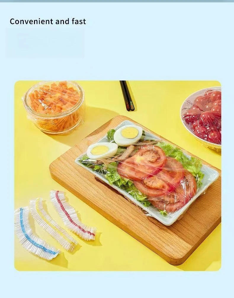 Description Picture 3 of itemFresh-keeping Lids Adjustable Elastic Plastic Caps Cover Food Storage Container Kitchen Fridge Organization Accessorie Houseware