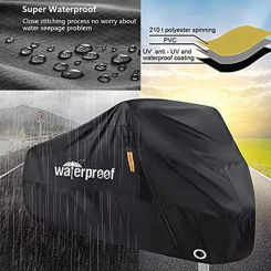 Waterproof Bicycle Cover, Outdoor Cycling, Anti-Ultraviolet, Parking Dust, Applicable to Road Household, 1Pc