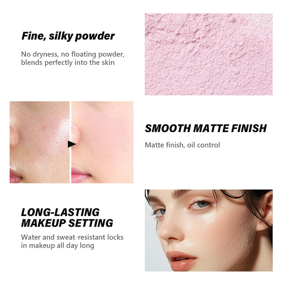 Description Picture 5 of itemLoose Baking&Setting Powder Long Lasting Oil Control Natural Face Matte Waterproof BrighTening Loose Powder Makeup Cosmetic
