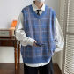 blue vest