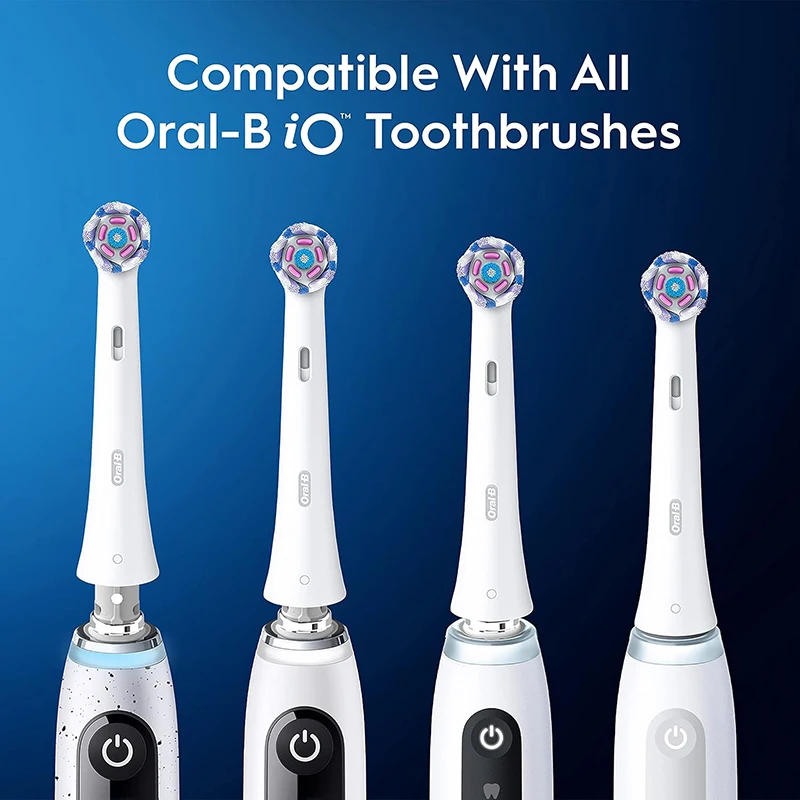 Description Picture 3 of itemOral-B iO Electric Toothbrush Heads Sensitive Clean Radiant White 9 Replace Brush for Oral-B iO5 iO7 iO8 iO9 Electric Toothbrush