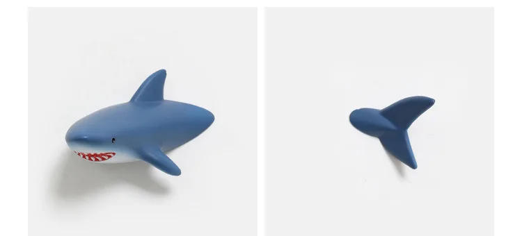Description Picture 3 of itemMarine Shark Fridge Magnet Dolphin Magnetic Magnet 3D Stereo Resin Creative Creation