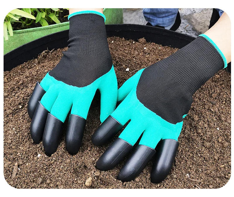 Description Picture 2 of itemGarden Gloves With Claws - Dig, Plant, Weed & Seed Effortlessly - Protect Your Fingers & Nails