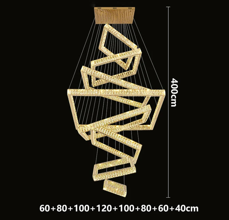 Description Picture 6 of itemhome decorationPendant lights, luxury crystal living room chandelier, dining room Pendant lamp, ceiling light, indoor lighting