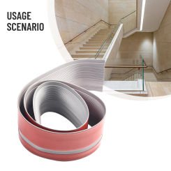 1 Pcs Floor Transition Strip Protective Floor Mat Flat Button Strip Strips For Flooring Threshold Seam Edge Trim
