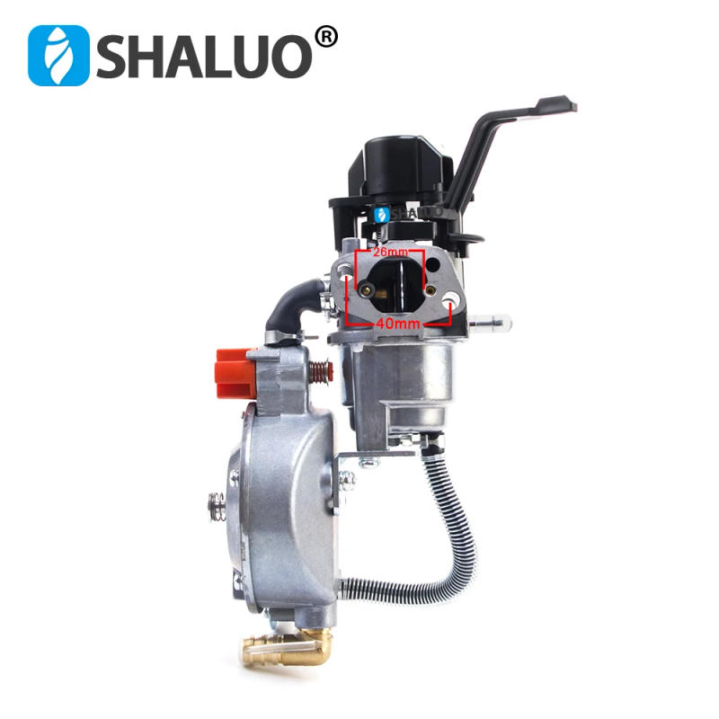 Description Picture 5 of itemP19B Frequency Conversion LPG Carburetor Kit 3KW 6.5HP 168F 170F Gasoline Generator Dual Fuel Gas Carburetor With Gaskets