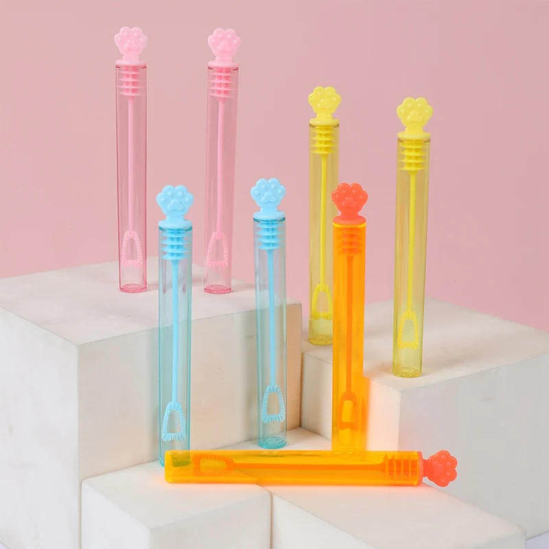 Description Picture 2 of itemCat Paw Bubble Bottle Wedding Party Gifts Birthday Party Bubble Tube Decoration Birthday Favors Baby Shower Party Supplies