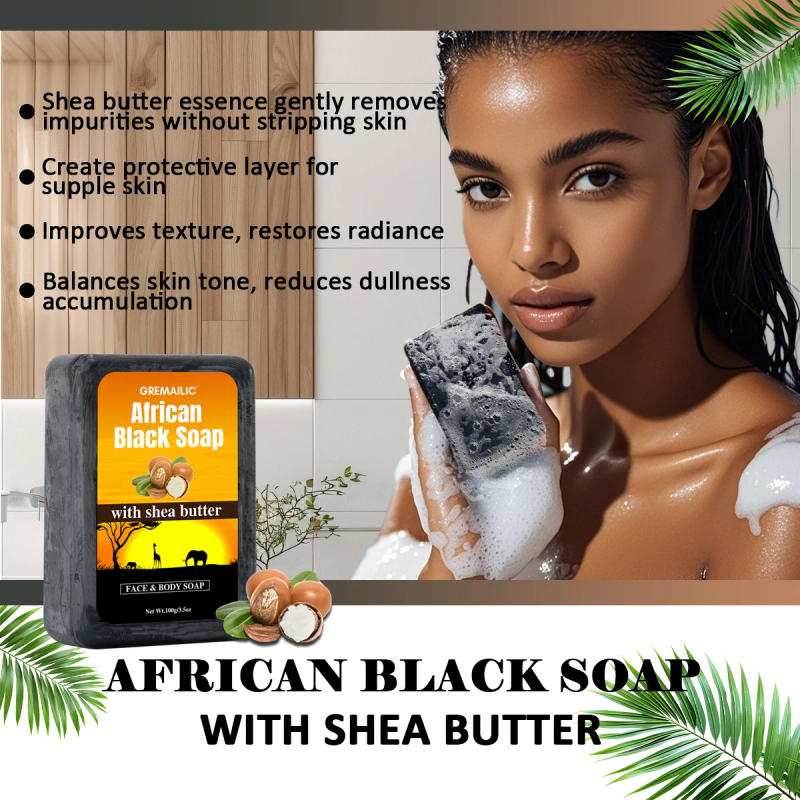 Description Picture 4 of itemAfrican Shea Butter Soap - Deeply Nourishes, Soothes/Protects Skin, Natural Formula, All Skin Types