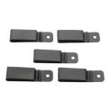 5pcs Iron Black Sheath Belt Clip Metal Manganese Steel Spring Hook Buckle DIY Carrying Clip Accessories