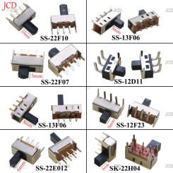 10PCS SS-13F06 SS/SK-22 Slide Switch Slide Gear Fluctuation Band 2/3 File Single Double Horizontal Mini Horizontal Power Supply