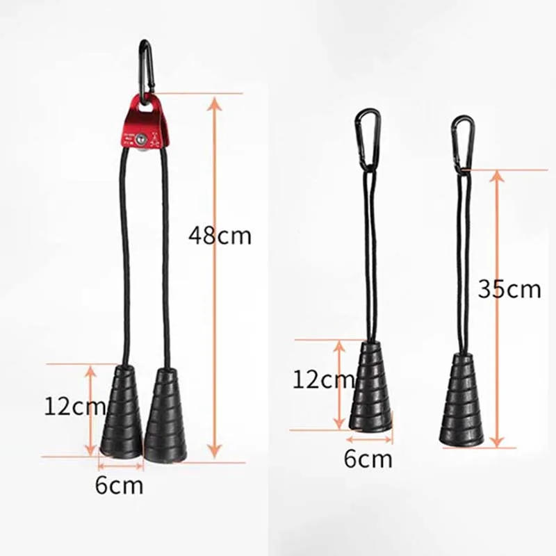 Description Picture 2 of itemTapered Hand Grip for Fitness Pulling Rope Workout Conical Spiral Handle Tension Extension Rope Gym Accessory for Biceps Riceps