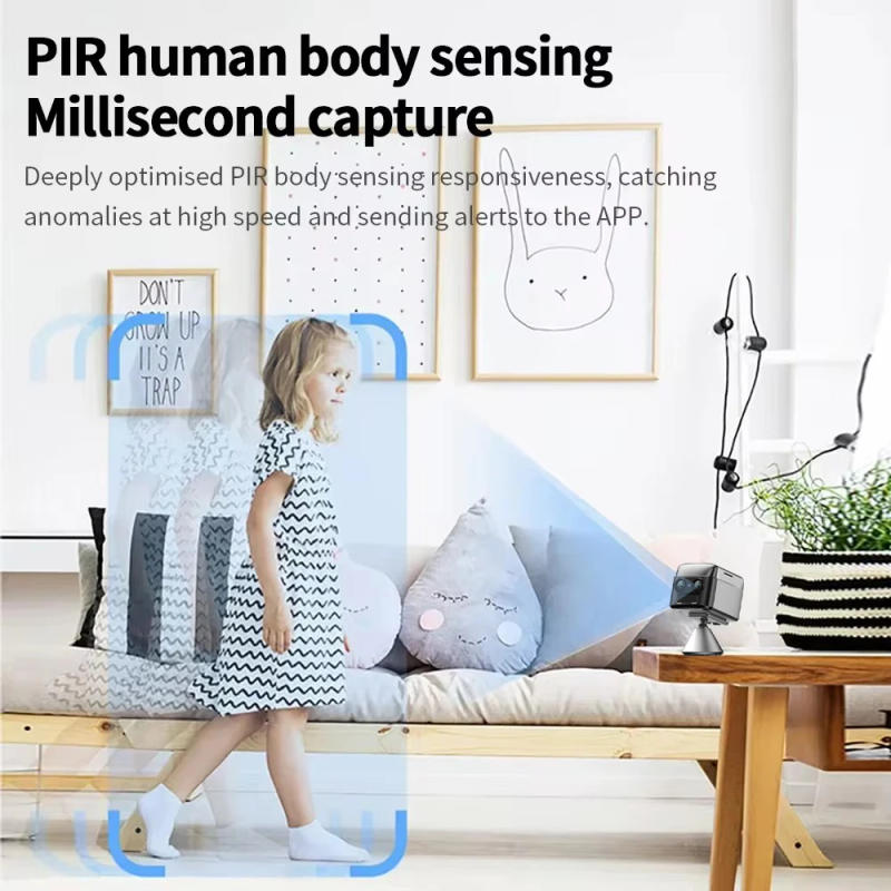 Description Picture 6 of itemNEW 4K 5MP Mini 4G Camera PIR Night Vision Built-in Battery Low Power Consumption Motion Detection Surveillance Cam 64GB