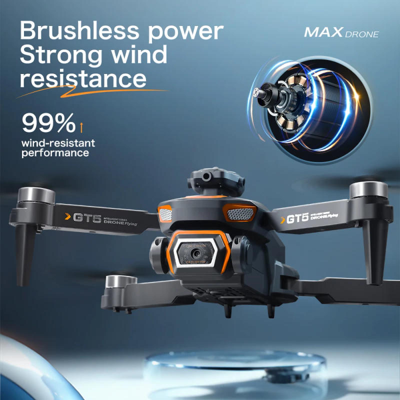 Description Picture 4 of itemIconic Brand GT5 MAX Drone Professional 8K Dual Cameras HD FPV GPS RC Brushless Drone Obstacle Avoidance Helicopter Toy UAV 10000m
