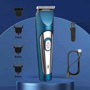 Electric Hair clipper LF-619 gold (with 7 sets), charging engraving mark electric pusher, professional Hair clipper