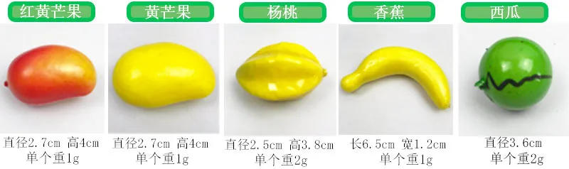 Description Picture 6 of item20pcs Mini Artificial Fruits Vegetables For Wedding Home Decoration DIY Crafts Chrismas Gifts Fake Fruit Apple Peach Orange Pear