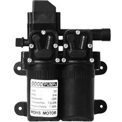 DC 12V 100W 160PSI 7.5L/Min Electric Double Water Pump Diaphragm Automatic Flow Switch High Pressure Water Sprayer Agricultural