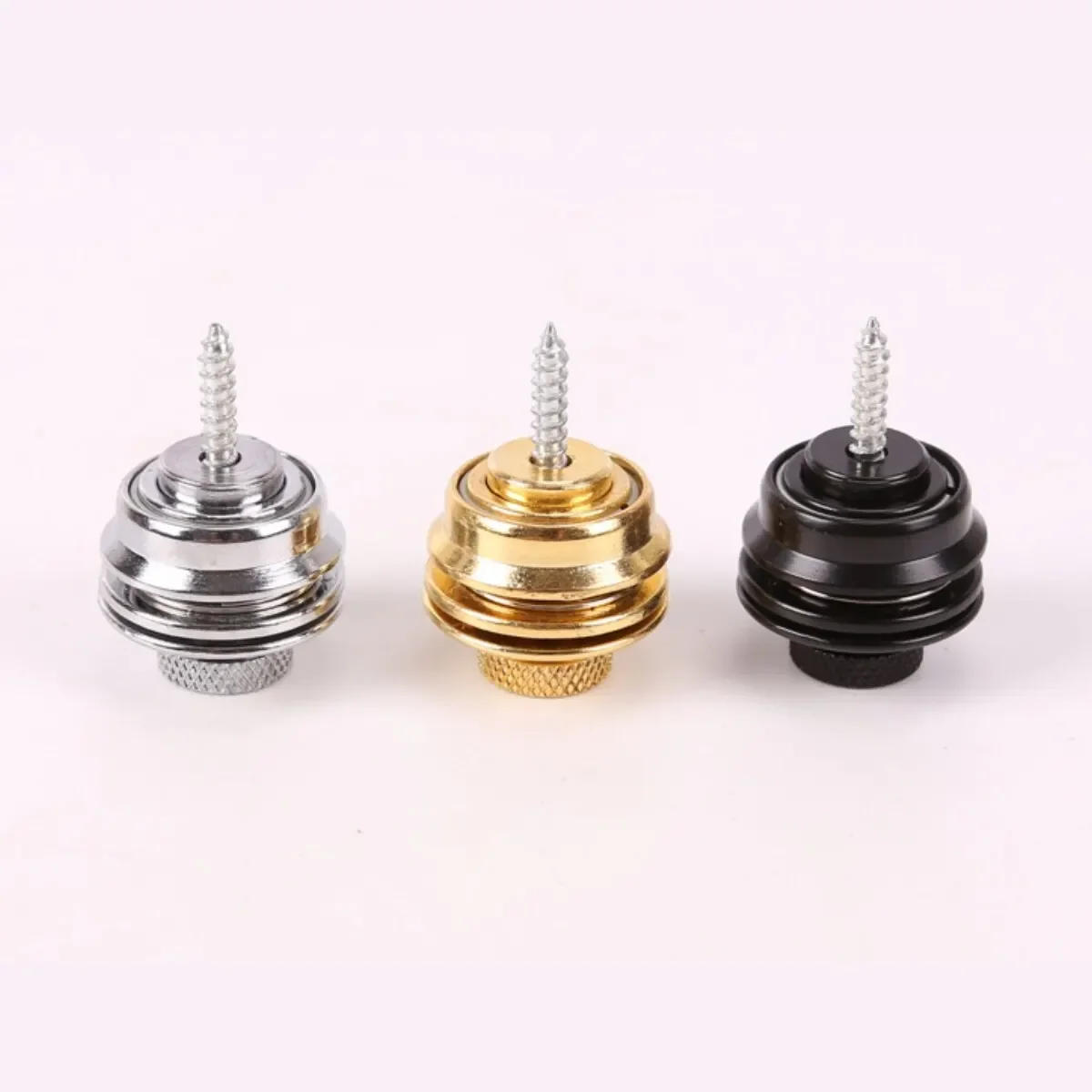 Description Picture 5 of itemGuitar Strap Lock Heavy Duty Metal Button Security Straplock for Electric Acoustic Guitar Bass Ukulele Musical instrument