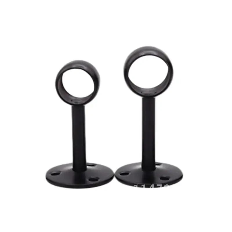 Description Picture 4 of itemBracket Stainless Steel Flange Rod Holder Closet Pole End Supports Socket for 16/22mm Tube Curtain Ceiling-Mount