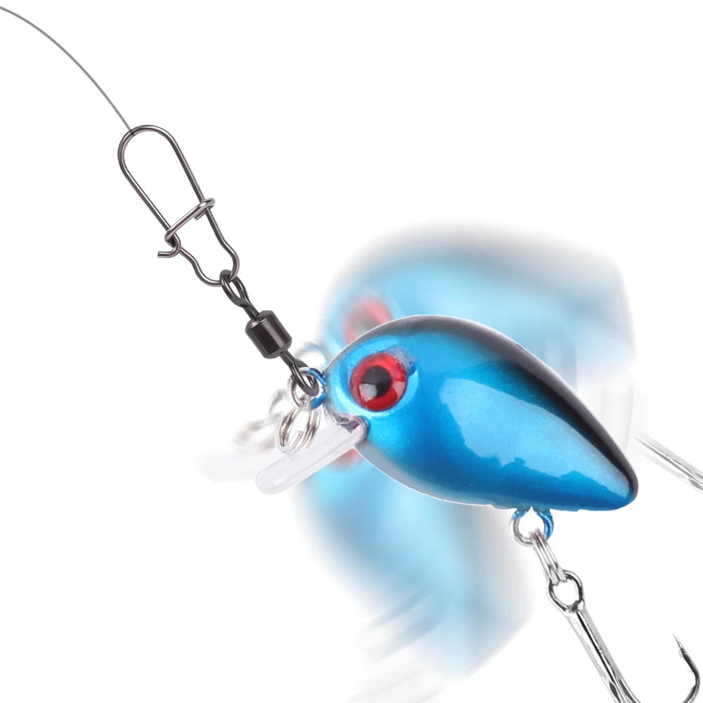 Description Picture 5 of item10/20/50pcs Fishing Connector Stainless Steel Snap Bearing Rolling Fishing Hooks Sea Fishing Lure Multifunction Pin Jig Tackle