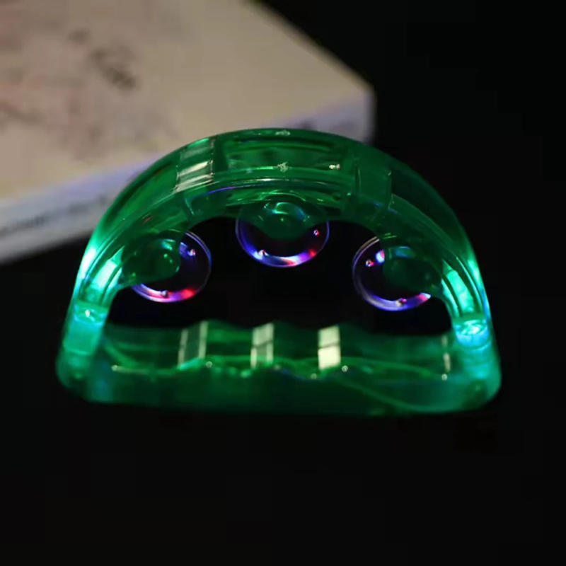 Description Picture 5 of item1pc LED Light Up Tambourine Percussion LED Noisemakers Flashing Jingles Rattle Bell for Concert Nightclub Sports Events