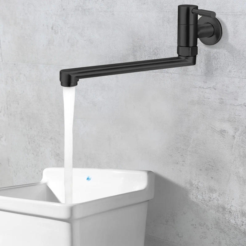 Description Picture 6 of item304 stainless steel kitchen faucet wall mounted single cooling