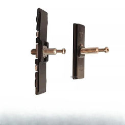 Aluminum alloy sliding glass door hook lock accessories balcony concave lock slider single point switch lock fastener