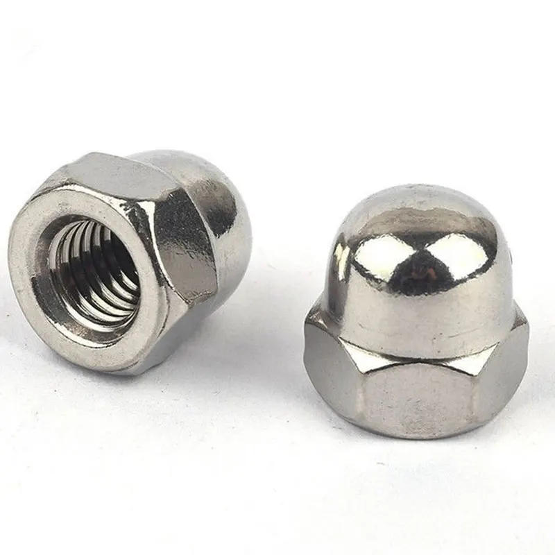 Description Picture 5 of item10PCS/Lot M10 Nut Half Round Ball Head Decorative Screw Cap Hexagonal Cap Screw For Lamp Tooth Tube Nut Gold Silver