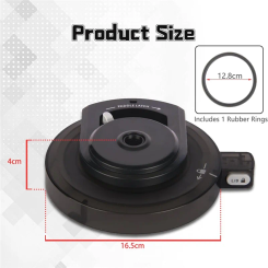 A98G-Outer Bowl Lid Replacement Part For Ninja NC500/NC501 NC500C/NC501C/NC501H/NC501HBL Ice Cream Maker Machine Model