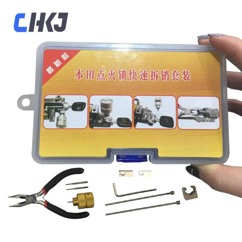 Description Picture 5 of itemCHKJ 2 Types Car Ignition Cancellation Lock Removal Pin Locksmith Repair Tool For Honda Auto Lock Disassembly Tool Supplies