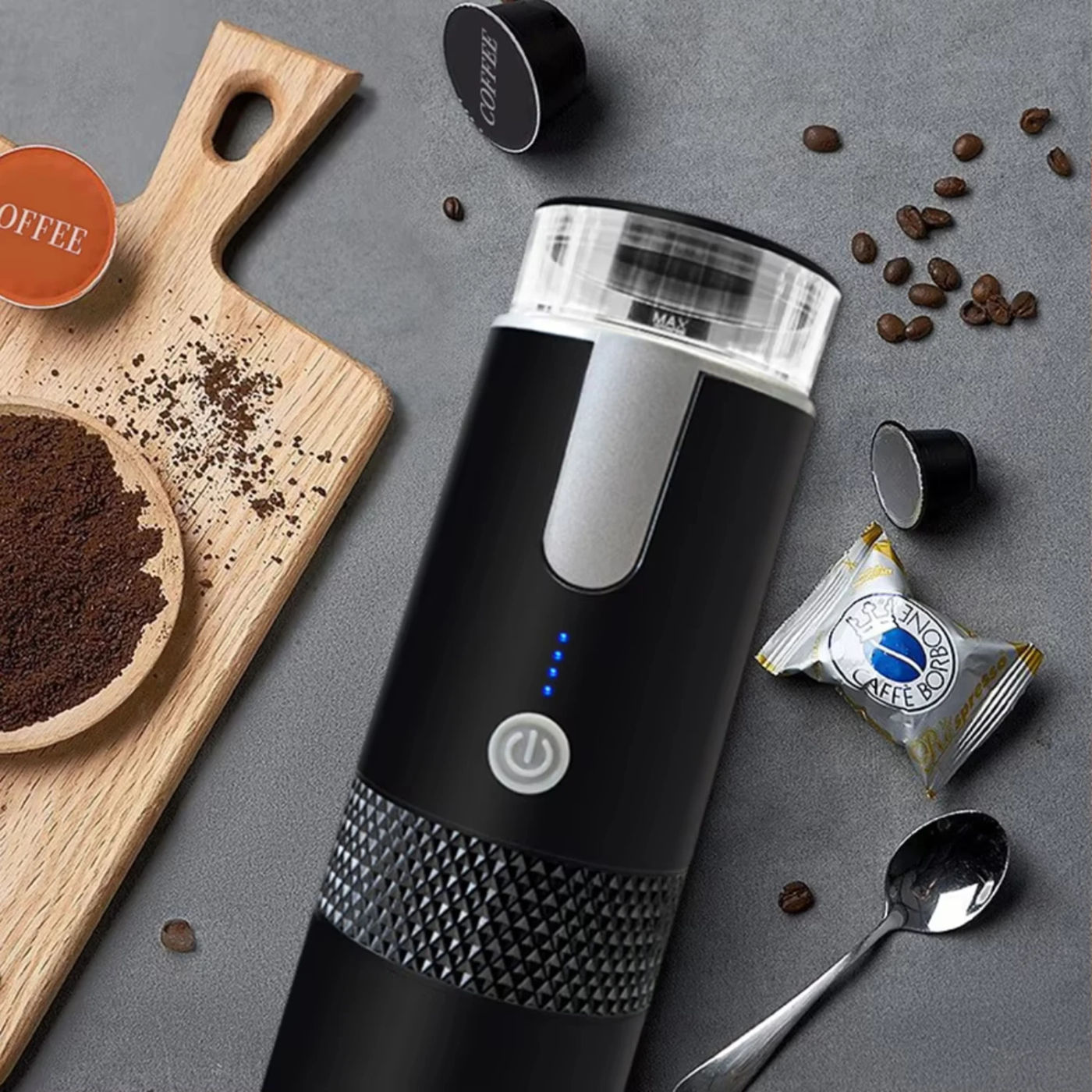 Description Picture 3 of itemPortable USB Rechargeable Mini Capsule Coffee Maker for Travel, Office - 170ML