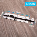 1pcs 2/3/4/5/6/8 Inch  Stainless Steel Door Bolt Lock Sliding Door Chain Lock Furniture Latch Home Safety