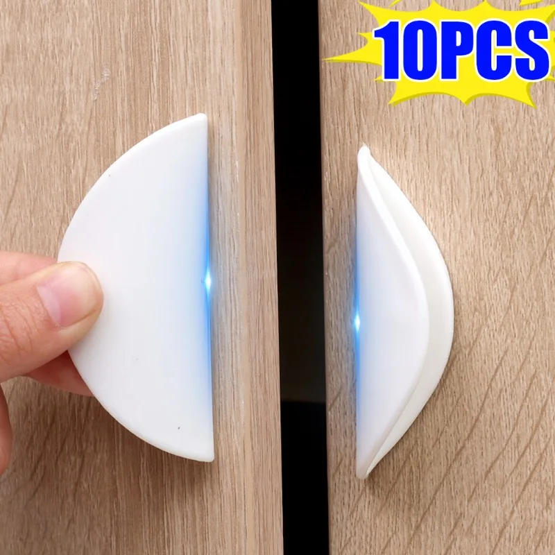 Description Picture 4 of item10/1PCS Punch-free Drawer Handle Plastic Self-adhesive Cabinet Knob Furniture Cupboard Dresser Window Sliding Door Home Handles