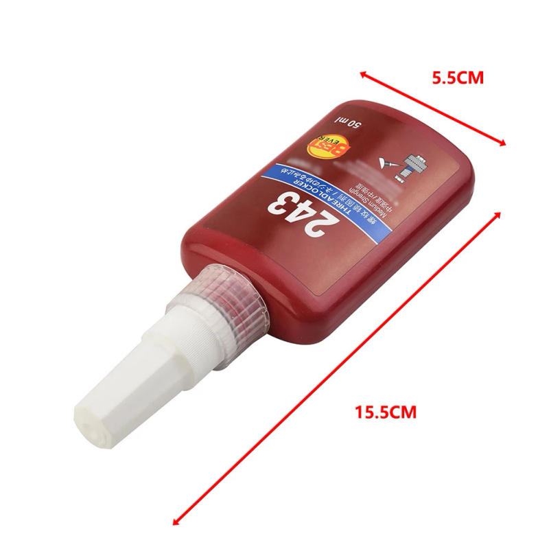 Description Picture 6 of item1pc 50ml Threadlocker 243 Anaerobic Adhesive Fit Screw Rust Screw Not Tight For Pipe Thread Anti-slip Sealing Caulk Sealers