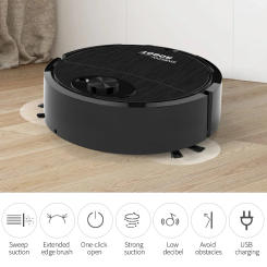 Robotic Vacuum Cleaner Intelligent Floor Sweeper Robot Sweeping Dragging Suction Integrated Robot Home Smart Cleaning Appliance