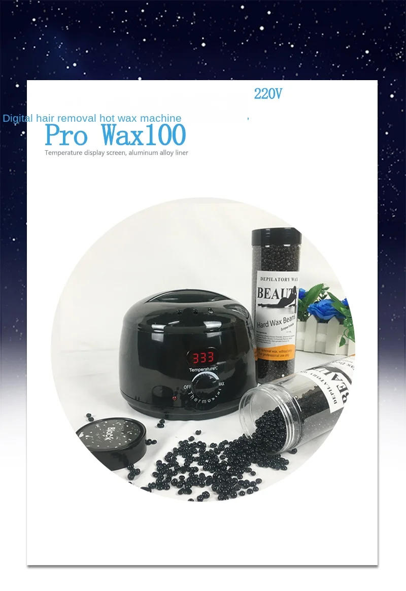 Description Picture 2 of item110V/220V Professional Electric Wax Heater with Digital Display Temperature Control for Hair Removal, Depilatory and Waxing