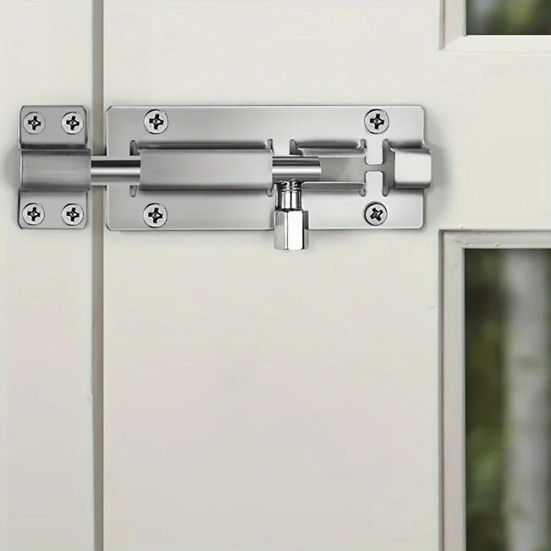 Description Picture 2 of item4 "metal pull latch Key lock Security door lock - for garden fence bedroom living room backyard window