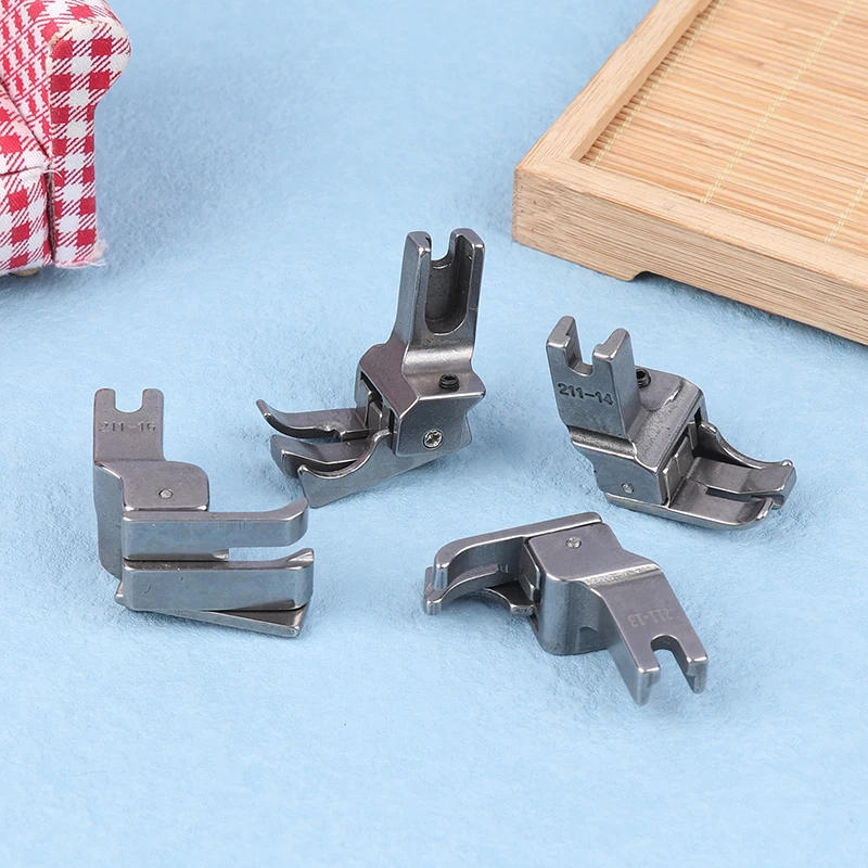 Description Picture 5 of item1Pc 211-13/14/15/16 Dual Compensating Raising Presser Foot With Guide Feet For Industrial Sewing Machine Accessories