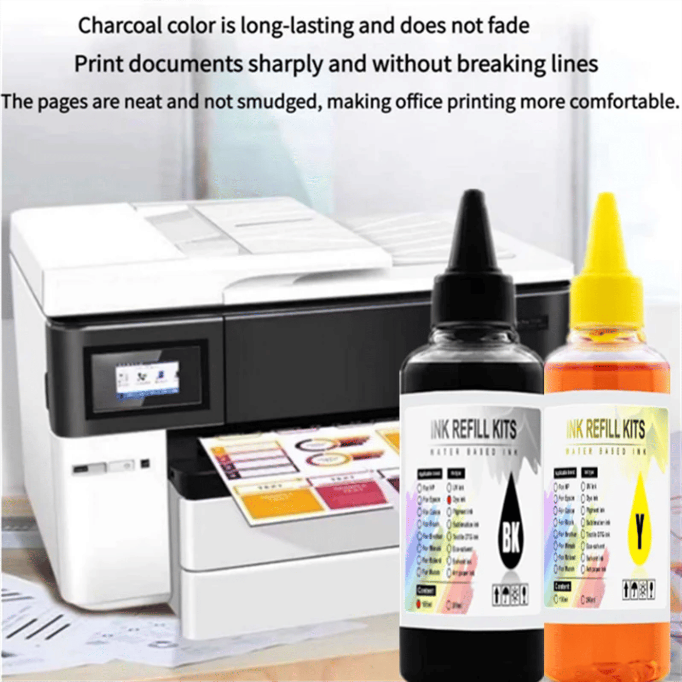 Description Picture 5 of item400ML Refill Dye Ink Kit For Canon PG 540 CL 541 PIXMA MG3250 MG3255 MG3550 MG4100 MG4150 MG4200 MG4250 Printer PG540 PG-540XL
