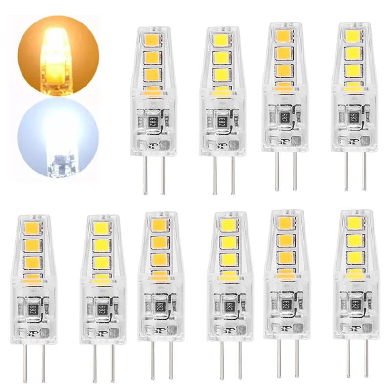 Description Picture 6 of item1-10pcs LED G4 8 LED 2W Light Bulb AC/DC 220V LED Lamp COB Spotlight Chandelier Lighting Replace Halogen Lamps