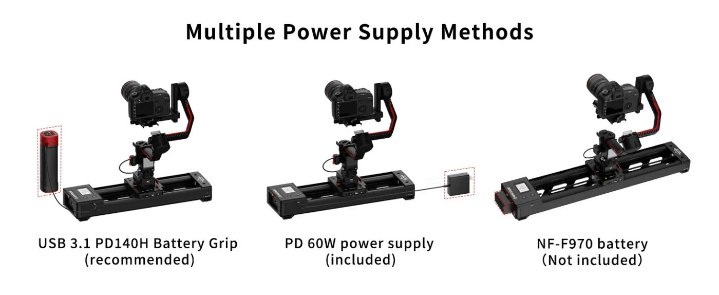 Description Picture 3 of itemIFOOTAGE Shark Slider Nano II 460 Mini Motorized Camera Aluminum Alloy Dolly Long Version Track Video Stabilizer Rail Panorama