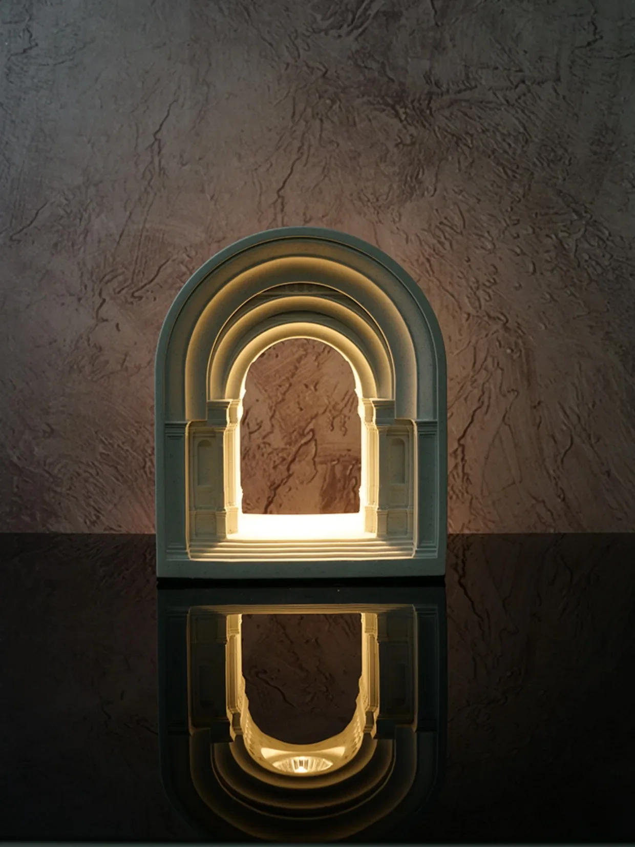 Description Picture 2 of itemElectric Candle Warmer Lamp Wax Melting Light With 2 Bulbs Creative Aromatherapy Bedside Decor Cement material 스탠드 조명