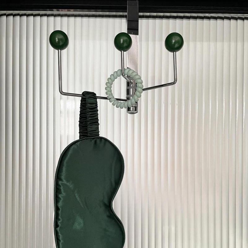 Description Picture 4 of itemHome Door Back Hook Wall Hanging Rotatable Clothes Towel Hanger Bathroom Space Saving Hook Home Kitchen No Punch Organizer Tools