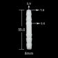 8.0mm Milky