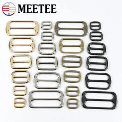 10pcs 12-50mm Bag Buckles for Belt Backpack Metal Slider Tri Glide Adjuster Buckle Strap Webbing Clasp DIY Sewing Accessories