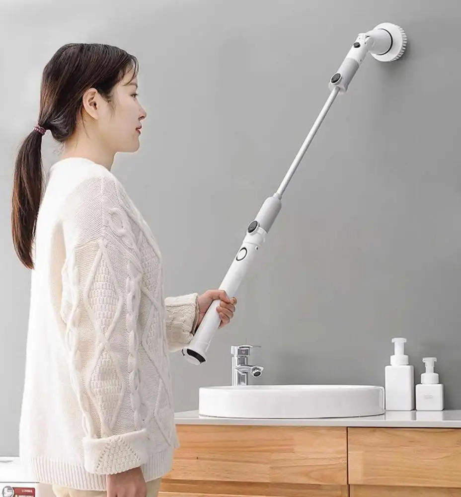 Description Picture 6 of itemEngineering Plastics Electric Multifunction Cleaning Brushes Rechargeable & Detachable Aluminium Alloy & Silicone 653231