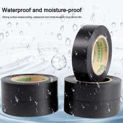 Black PVC Electrical Tapes Industrial Grade PVC Electrical Insulating Tape for Wrapping Wiring Harness
