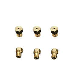 M5 External Thread 3-Cavity Fire NG Stove Nozzle