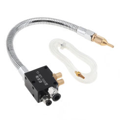 Mist Coolant Lubrication Spray System with Check Valve and Flexible Pipe for Metal Cutting Engraving Cooling CNC Milling Drill
